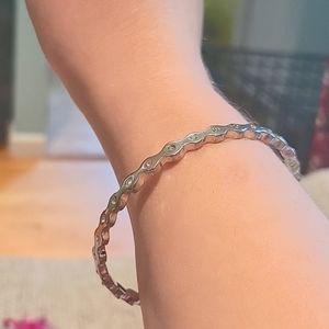 Silver Rhinestone Bracelet